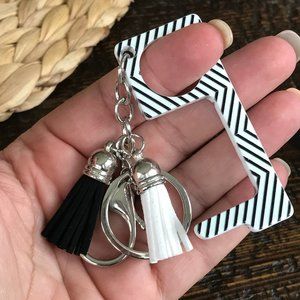 No Contact COVID Tool Key Ring Keep your Hands CLEAN and SAFE! NEW! 866x2
